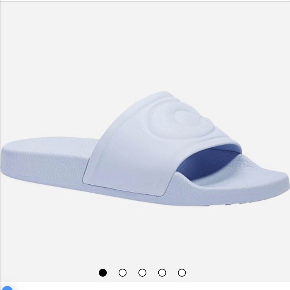 COACH ULLA SLIDE ICE BLUE - Picture 3 of 6